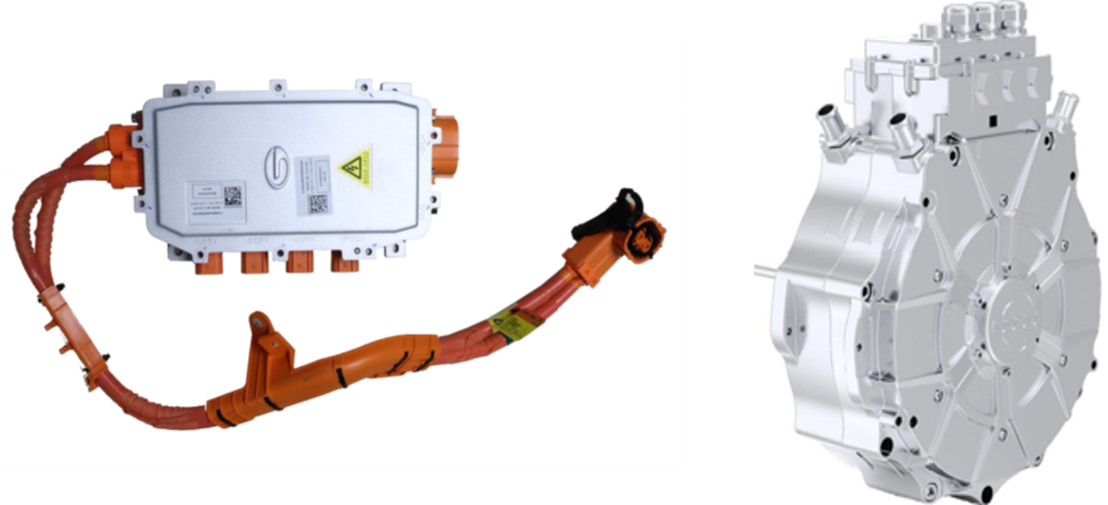 xEV関連部品（PDU、ケーブル、モーターなど）